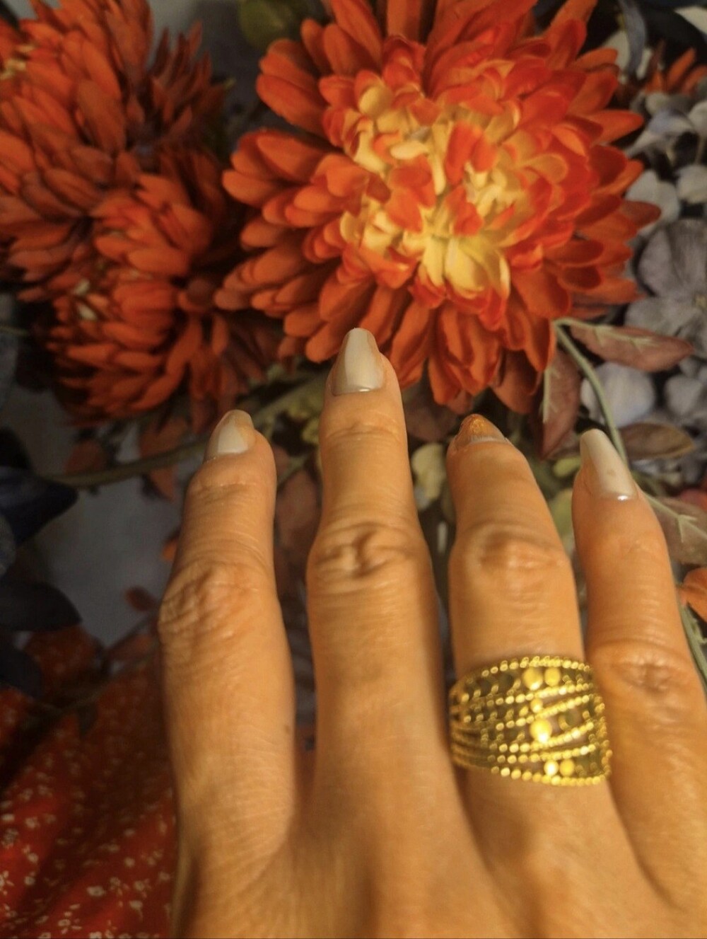 Gold Adjustable Stainless Steel Ring